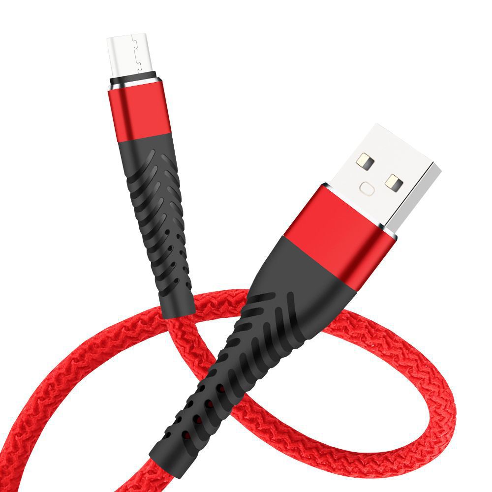 Mobile phone USB Cable data cable 2.4A fast charging zinc alloy suitable for Apple and Android type-c_voghion.com