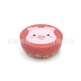 加厚马口铁蜡烛碗罐 胀大双面涂层蜡烛罐 定制生肖大肚腩蜡烛铁罐