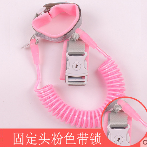 Children's anti-lost belt, traction rope, fixed headband lock, child anti-lost bracelet, small outing safety rope can be used