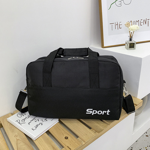New Nylon Travel Bag Korean Style Multifunctional Handheld Large Capacity Sports Fitness Bag for Women Wholesale Outdoor Luggage Bag