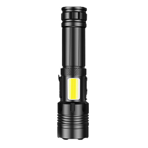 Cross-border zoom high-intensity COB flashlight P70 outdoor charging tactical flashlight high-intensity portable COB work light
