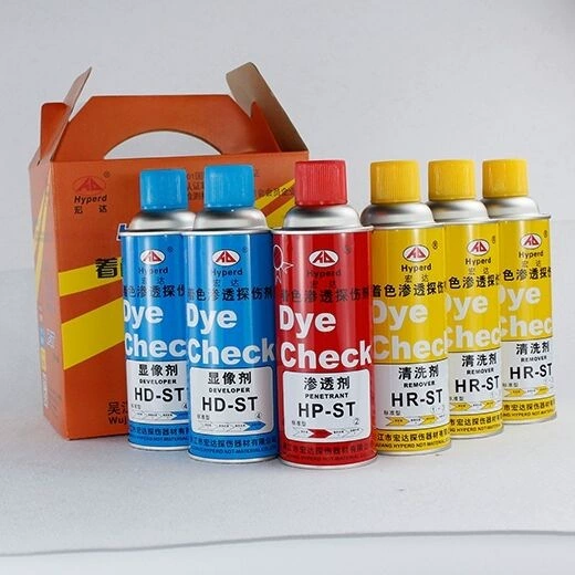 Высокочувствительный красящий проникающий реагент Hongda HD-ST для неразрушающего контроля, реагент для трехмерной сканирующей визуализации, проявитель для 3D-изображений