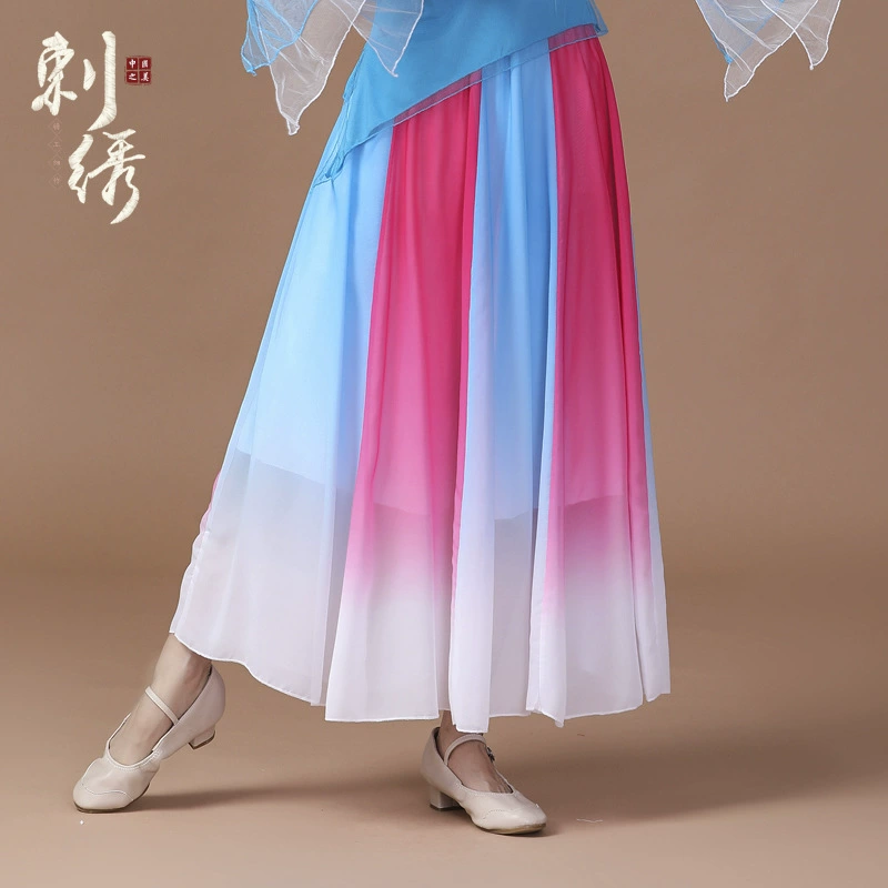 Yunshang Plaza Dance New Set New Set Women Spring Dance Classical Yangge Fan Pavilion Umbrella Dance Watch Performance Dance Services