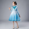 Skirt, children's dress, 2022, “Frozen”, with short sleeve, tulle, Birthday gift