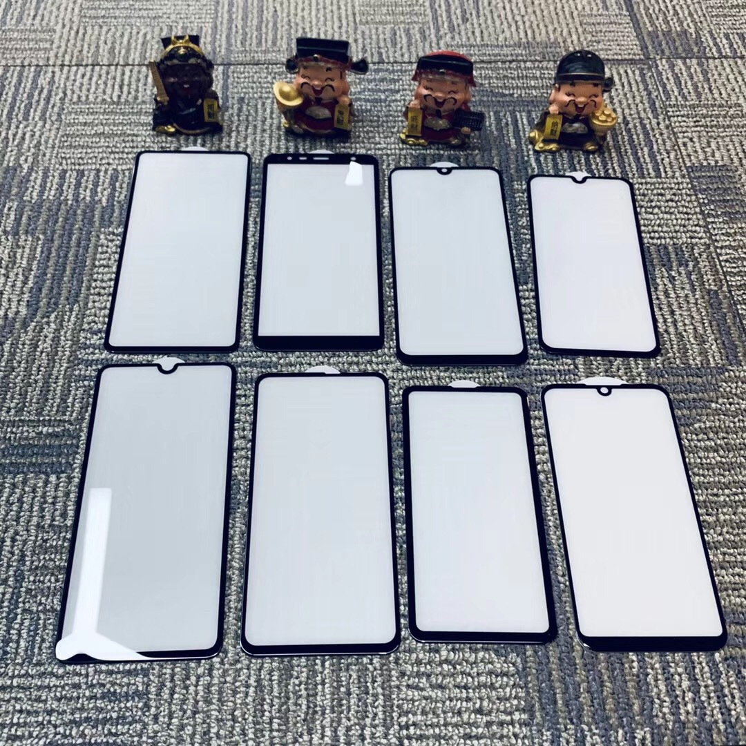 Suitable for Oppo Reno4Z Cold Carving Large Arc A52 A72 A92S Full Glue Tempered Glass Film Ace 2 Film
