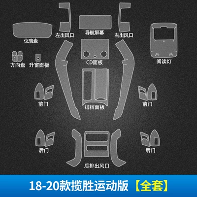 Automotive Film — Rover Range Rover Executive Aurora Star - stealth-transparent-18-20-range-rover-sport-full-set