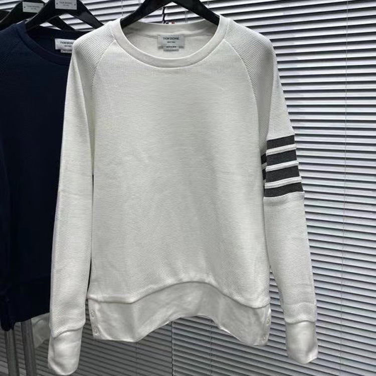 tb Waffle Sweater Tom Brown Autumn Men's Sweater Casual Striped Turtleneck Long Sleeve tb Waffle Sweater Tom Brown Autumn Men's Sweater Casual Striped Turtleneck Long Sleeve