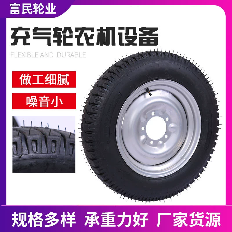 Оптовая продажа надувных ручных тележек 500-16 для строительных площадок, оборудования, складов и транспортировки, с износостойкими осями.