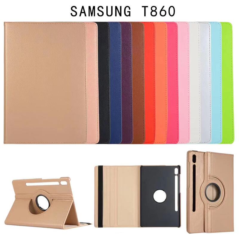 SuiTable for Samsung Tab S6 10.5 T860 Tablet Protective Case T865 Litchi Pattern Rotating Leather Case Ultra-thin Shell SuiTable for Samsung Tab S6 10.5 T860 Tablet Protective Case T865 Litchi Pattern Rotating Leather Case Ultra-thin Shell
