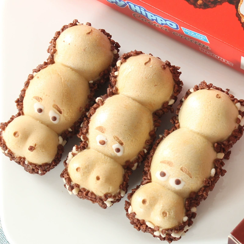Печенье (Happy Hippo) 103,5 г, вафля с какао для детей