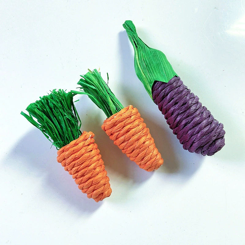 Хомяк Кролик Тоторо Молярная Игрушка Молярный Морковь Баклажан Редис Попугай Укус Игрушка Молярный Редис