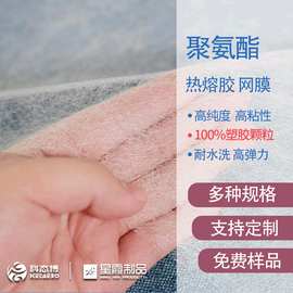 聚氨酯热熔胶 网膜 一体裤弹力裤用热熔双面粘合衬 厂家销售