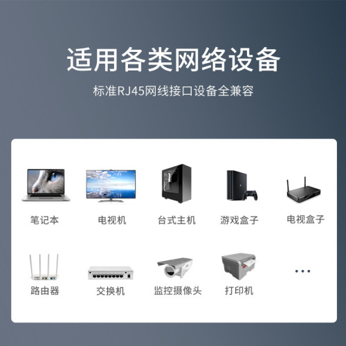 Jiesen Super Category 5 Pre-assembled Network Cable, Pure Copper Ethernet Patch Cord, 1.5m Length, Oxygen-Free Copper, Non-Shielded, Mechanism-Compatible Patch Lead