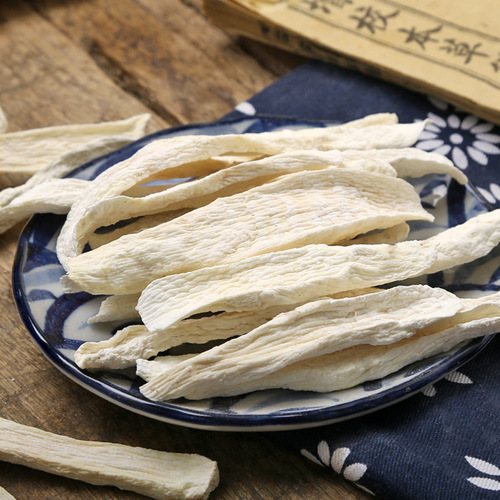 Manufacturer wholesales Henan Wenxian oblique sliced iron bar yam, new low-temperature dried yam tablets, medicinal and edible yam