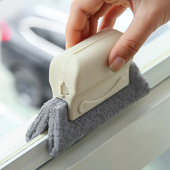 Creative windowsill gap brush slot holder clean gap brush concave windowsill corner door and window cleaning tool