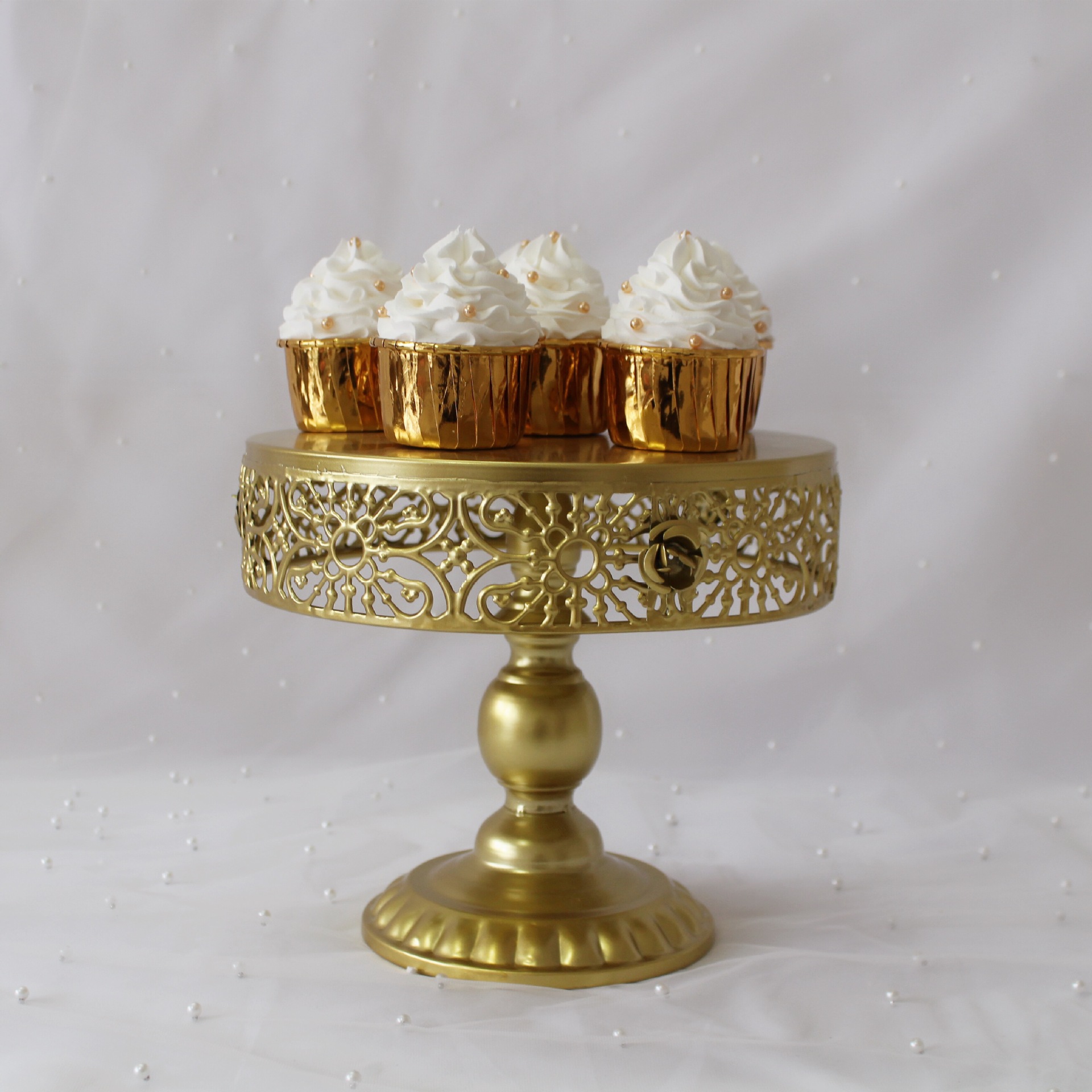 Tabla de postres decorativa estante de exhibición de postres pastel bandeja de comida fría mesa de té estante de pastel rack de té de la tarde