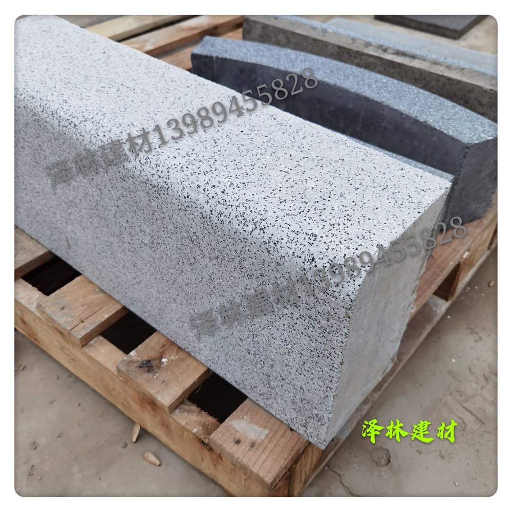 PC仿654芝麻灰路缘石水泥路侧石1000*120*300预制构件