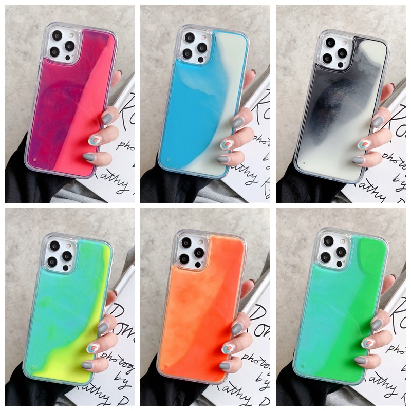 Liquid Silicone Phone Case For Iphone 15 Pro Max And 14 Night Glow_voghion.com