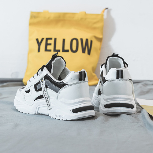 Dad Shoes Women's Ins Trend 2024 Spring New Versatile Thick Sole Student Casual Shoes Sports Shoes Wholesale