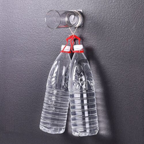 Double-sided wall-mounted strong traceless adhesive patch Velcro punch-free wall hanging adhesive patch transparent double-sided film