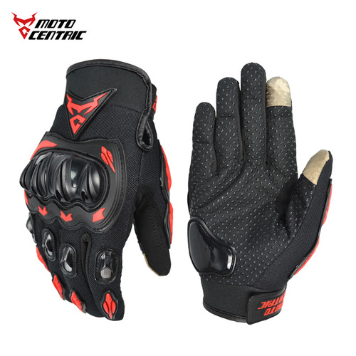 MOTOCENTRIC Motorcycle Gloves Anti-Slip Off-Road Racing Motorcycle Riding Rider Gloves Men Touch Screen 