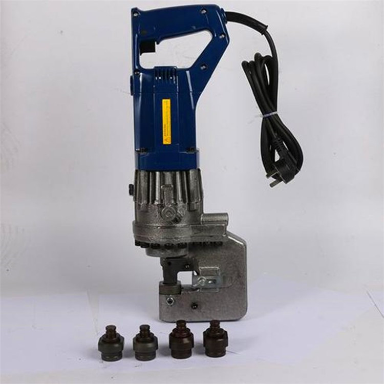 电动钢板钻孔器便携式钢板开孔器 手提小型槽钢铜板冲孔机