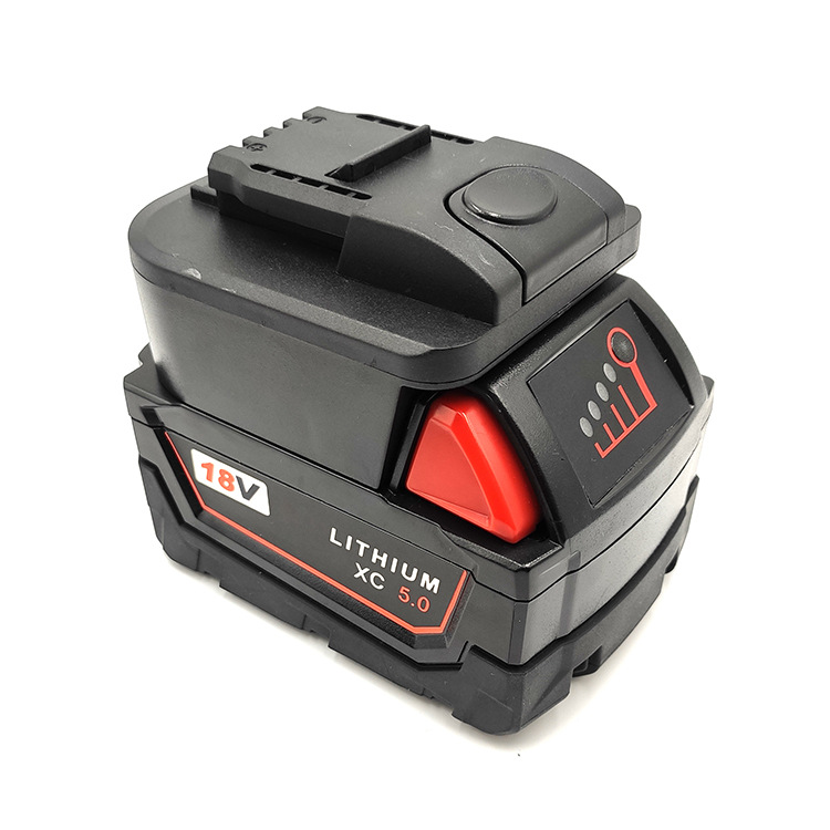 Mi MI Wage M18 18V batería de litio convertida en WW 20V 4pin herramienta (naranja) convertidor