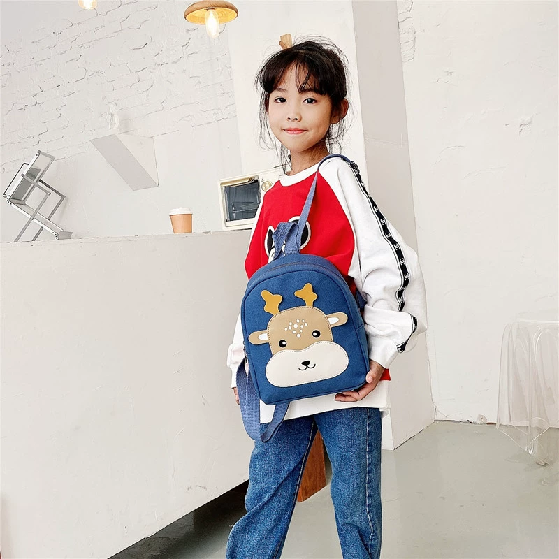 Cute children's school bag, backpack for early age, cartoon fashionable small bag, with little bears, wholesale
