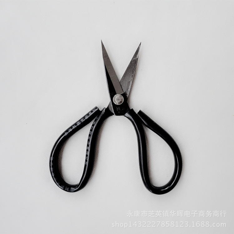 正品利霸102民用剪刀2号65号锰钢手剪办公剪布厨房剪纸黑家用剪刀