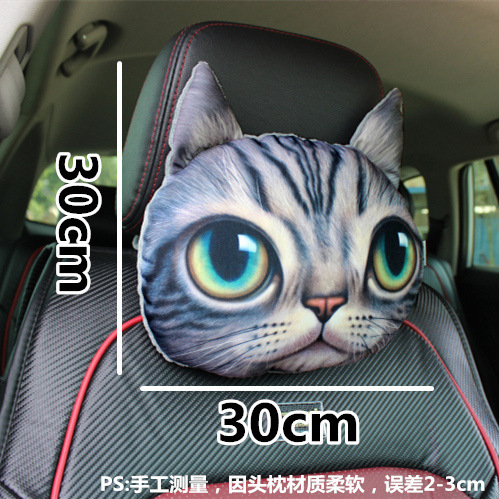 【】3D cute cartoon personality creative cat dog head husky doge…