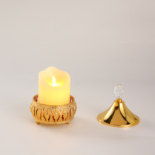  Creative Home Metal Accent Iron Incense Burner Fashion Indoor Aromatherapy Lamp Candle Holder Manufacturer Wholesale