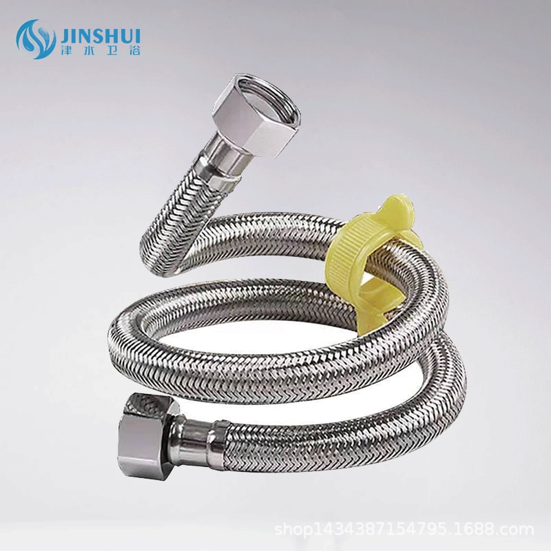 304 стальная проволока Плетеный водозаборный шланг водонагреватель металлический шланг 4 точки труба высокого давления водяной шланг туалетный шланг
