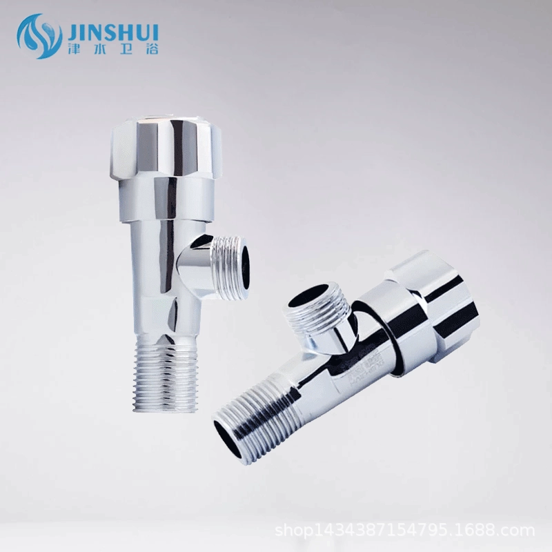 Завод оптом из нержавеющей стали угловой клапан медный сердечник быстрооткрывающийся Трехходовой угловой клапан медный сердечник треугольный клапан