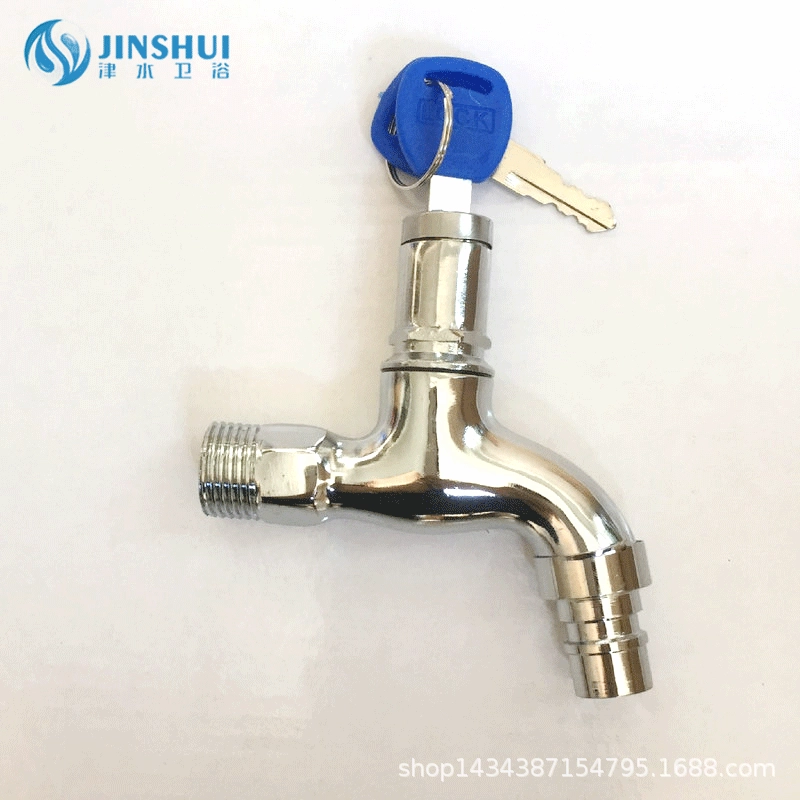 Завод оптовой цинковый сплав замок кран открытый Противоугонная стиральная машина кран 4 точки стиральная машина