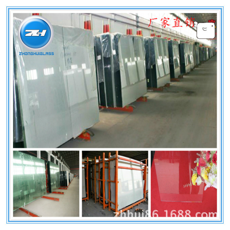 批发3mm透明浮法平板玻璃原片 出口白色透明清玻璃免熏蒸木箱包装