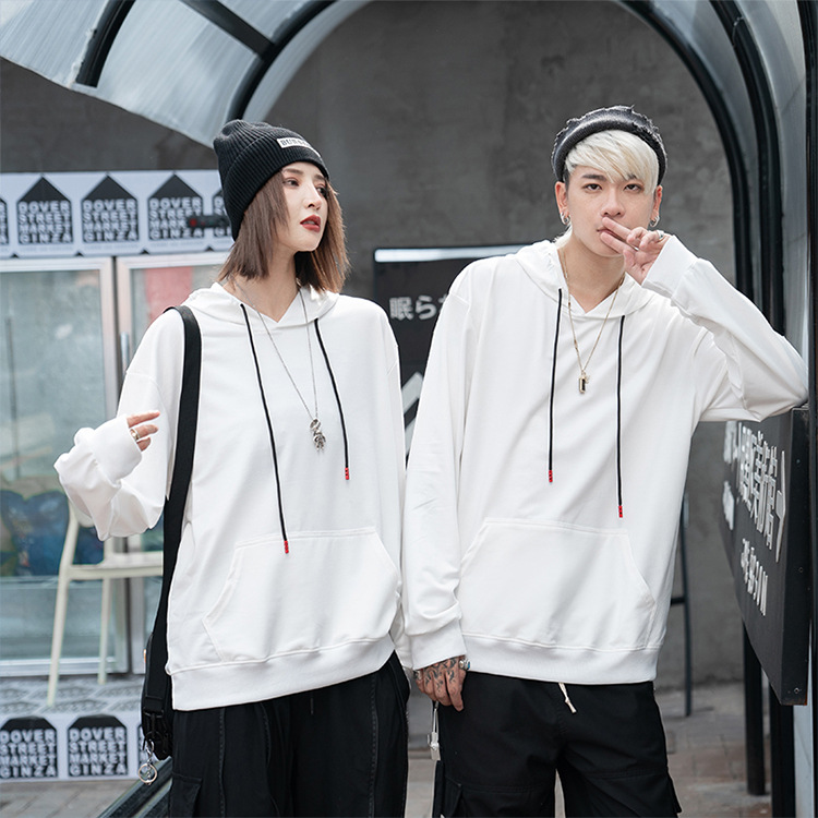 Демисезонная хлопковая толстовка с капюшоном для работы, с услугой печати логотипа, с вышивкой