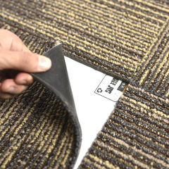 Office square carpet patch, eco-friendly adhesive tiles—perfect as a glue-free, single-sided alternative for secure carpet placement.
