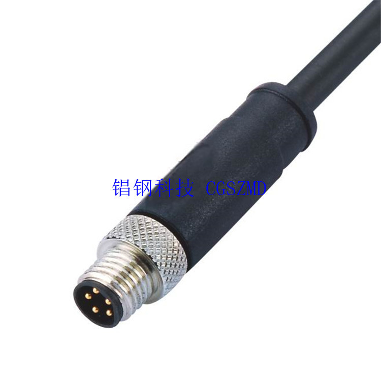 ���ղ�ͷ����M8IP67����������3о4��5P6��8о����PCB������IP67