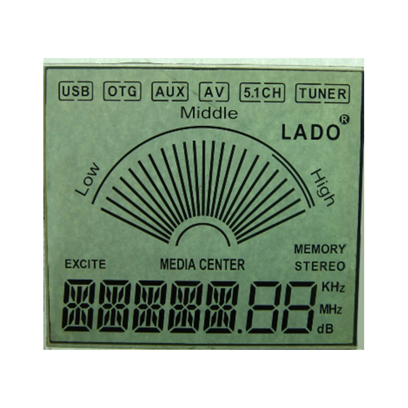 Production of Instrumentation Lcd Displays Va Lcd Screens Metering Equipment Electric Vehicle Meter Segment Code Screen Black Screen
