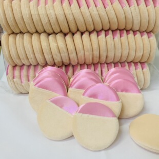 Studio large hook puff round powder puff gloves puff honey powder makeup makeup tools suede wholesale