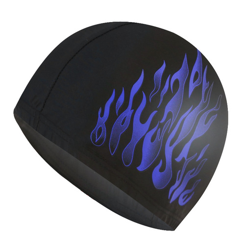 Swimming cap for adults, men's factory direct selling nylon swimming cap, soft and comfortable, ear-protecting, head-protective, flame swimming cloth cap