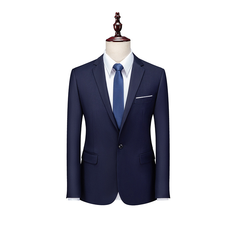 싱글 버튼 상단 네이비