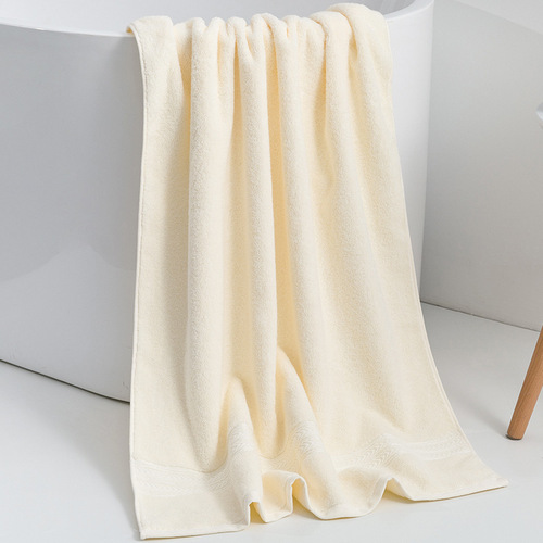 Pure cotton adult bath towel thickened large terry bath towel 70*140cm 500g men's and women's bath towel wholesale