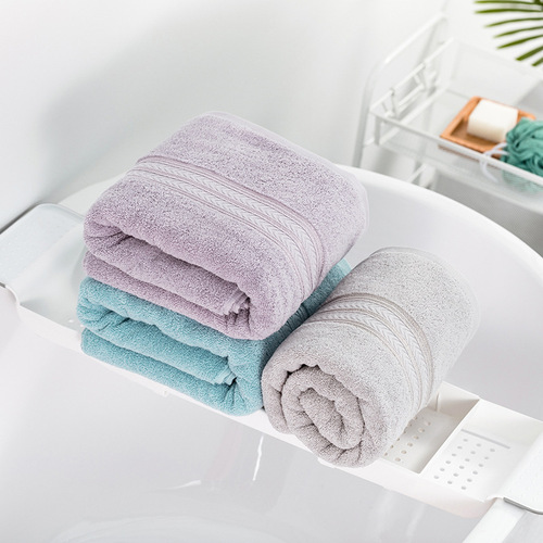 Pure cotton adult bath towel thickened large terry bath towel 70*140cm 500g men's and women's bath towel wholesale