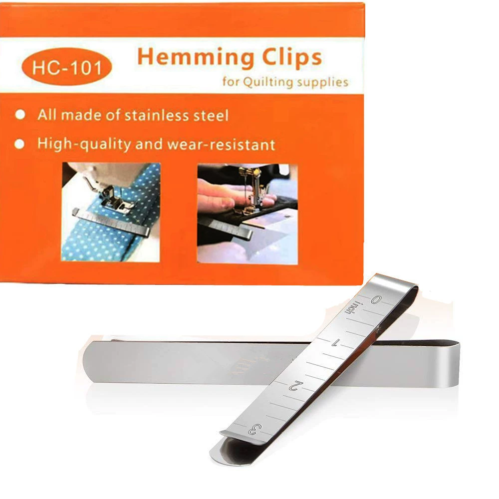 Металлический швейный рулон боковой зажим швейный зажим 3 дюйма измерительная линейка стегальный зажим фиксированная линейка DIY шитье фиксированная отметка