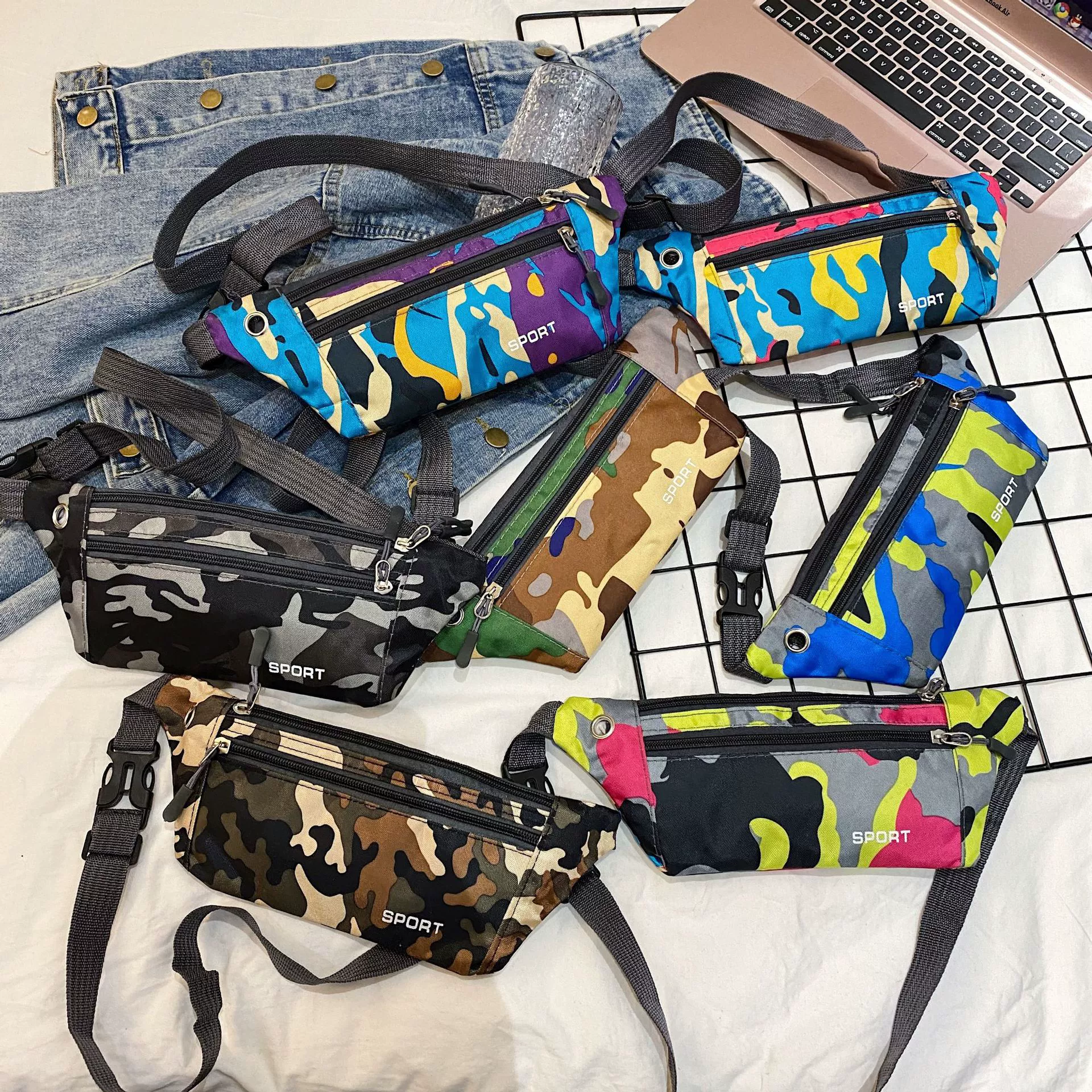 Самая продаваемая спортивная поясная сумка производителя, деловой кошелек для фитнеса на одно плечо через плечо, спортивная сумка для активного отдыха, персональная поясная сумка