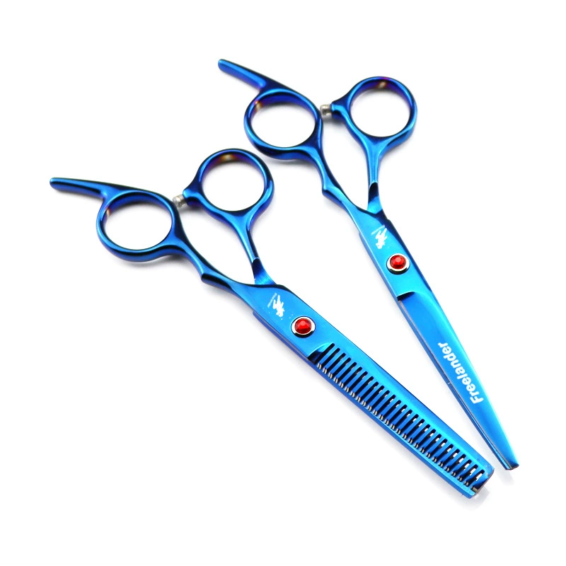 6,0 дюймов Freelander Цветные Ножницы для волос плоские ножницы Liu морские ножницы тонкий срез