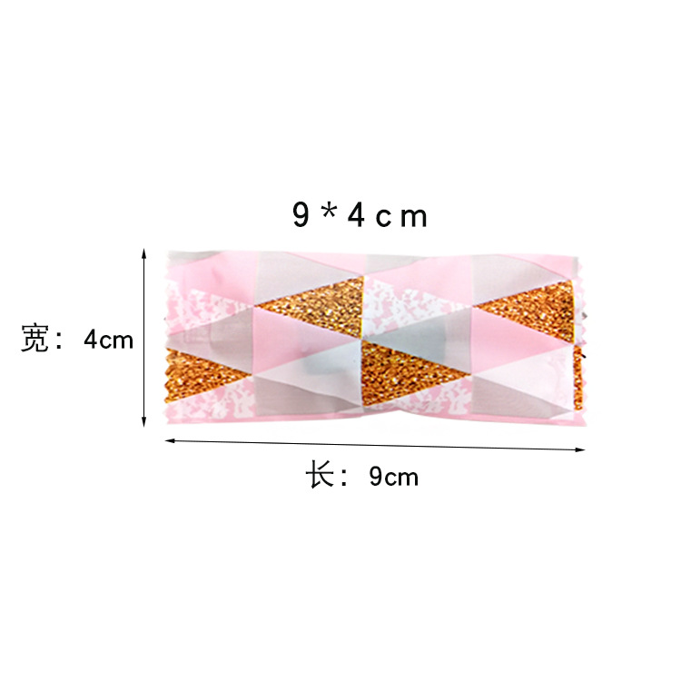 Embalaje para hornear creativo hecho a mano turrón bolsa de fruta transparente engrosada bolsa de caramelo lindo embalaje papel de caramelo 100 piezas