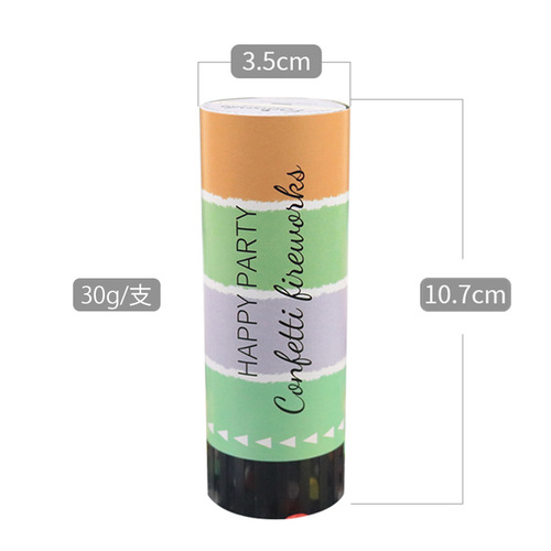 Graduation opening atmosphere hand-held small fireworks wedding birthday party supplies spray flower tube hand-twisted flower tube