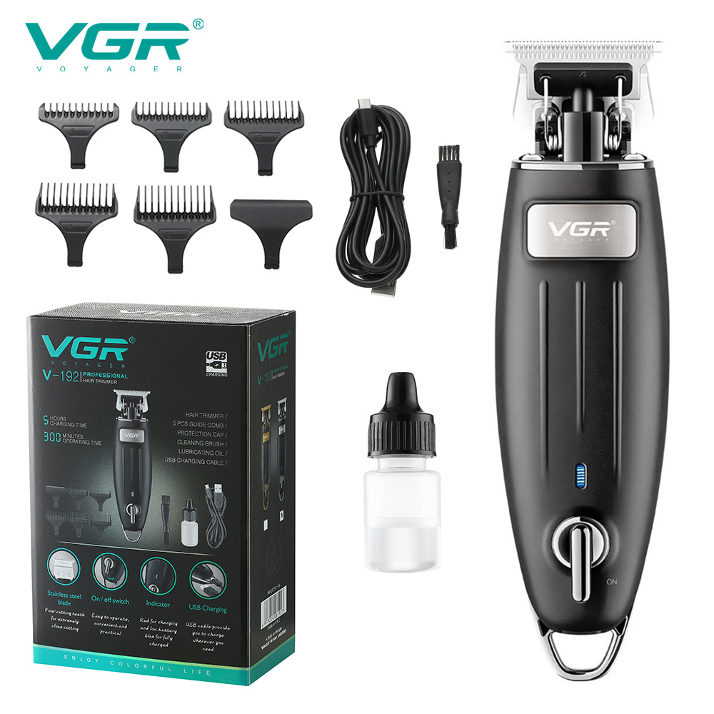 Máquina de Cortar Cabelo Elétrica Recarregável, Aparador de Cabelo, Corte Raspado, Cuidados Pessoais, Aparelho Doméstico_voghion.com
